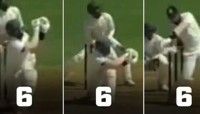 Watch: Andhra Pradesh&#039;s Batsman Vamshhi Krrishna Lights Up C K Nayudu Trophy With Six Sixes In An Over, Video Goes Viral 