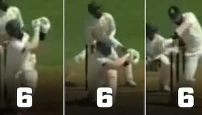 Watch: Andhra Pradesh's Batsman Vamshhi Krrishna Lights Up C K Nayudu Trophy With Six Sixes In An Over, Video Goes Viral 