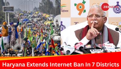 Farmers' Protest: Haryana Extends Internet, Bulk SMS Ban In 7 Districts As 'Delhi Chalo' March Continues