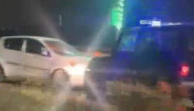   Watch: UP Police Chases Car As Driver Moves In Reverse Gear On Elevated Road