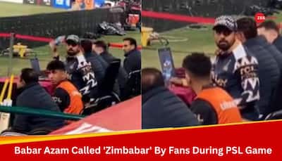 WATCH: Babar Azam Threatens To Throw Bottle At Fan; Internet Divided Over 'ZimBabar' Comment