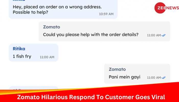 Zomato&#039;s Hilarious Response To Customer Goes Viral; Netizens Applaud Creativity