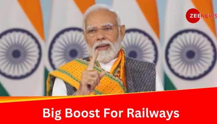 &#039;India Has Stopped Seeing Small Dreams&#039;: PM Modi After Laying Foundation Stone Of Multiple Railway Projects