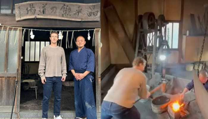 Mark Zuckerberg Learns Skill Of Traditional Japanese Sword Making; Watch Video