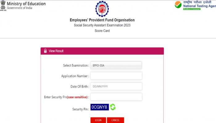 EPFO Stenographer Final Result 2024 Released At nta.ac.in- Check Direct Link, Steps To Download Here