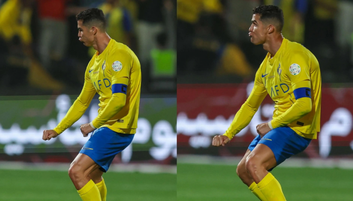 Cristiano Ronaldo Criticised For Appearing To Make Obscene Gesture Following 'Lionel Messi' Chants In Saudi League Game Cristiano Ronaldo Criticised For Appearing To Make Obscene Gesture Following 'Lionel Messi' Chants In Saudi League Game