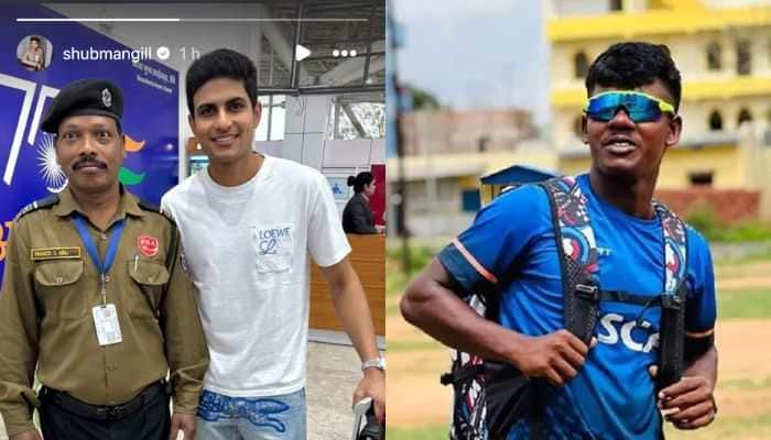 Watch: Shubman Gill Meet Father Of Gujarat Titans&#039; New Buy Robin Minz&#039;s Father At Ranchi Airport