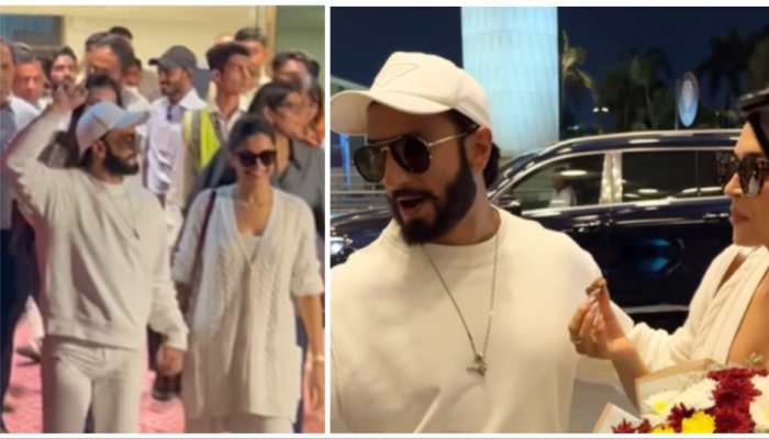 Soon-to-be-father Ranveer Singh Dances Joyously Upon Arrival In Jamnagar With Deepika Padukone - WATCH