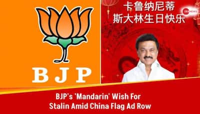 BJP Mocks Tamil Nadu CM MK Stalin With 'Mandarin' Birthday Wish Amid 'Chinese Flag' Ad Row