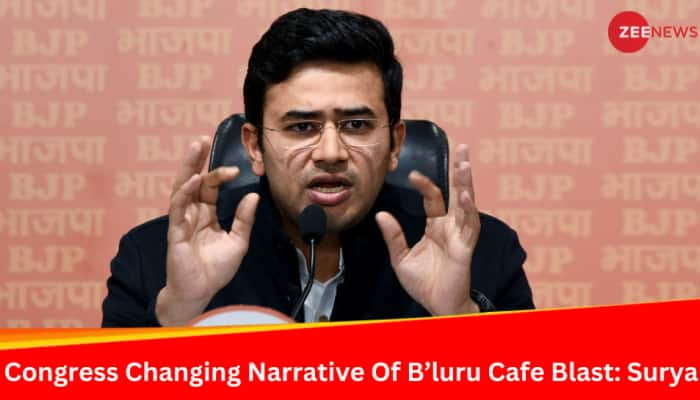 &#039;Give Free Hand To...&#039;: BJP&#039;s Tejasvi Surya Accuses Siddaramaiah Govt Of Changing Narrative On Bengaluru Cafe Blast