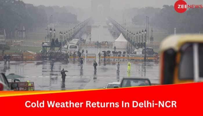 Weather Update: Rain Lashes Parts Of Delhi-NCR; IMD Predicts More Showers As Strong Winds Bring Back Cold