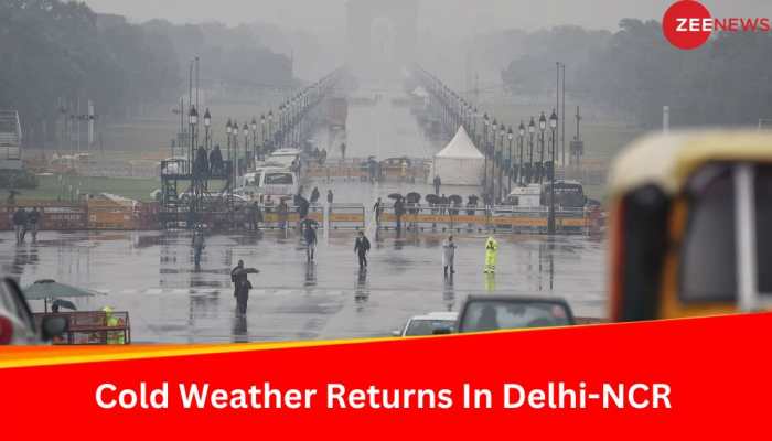 Weather Update: Rain Lashes Parts Of Delhi-NCR; IMD Predicts More Showers As Strong Winds Bring Back Cold