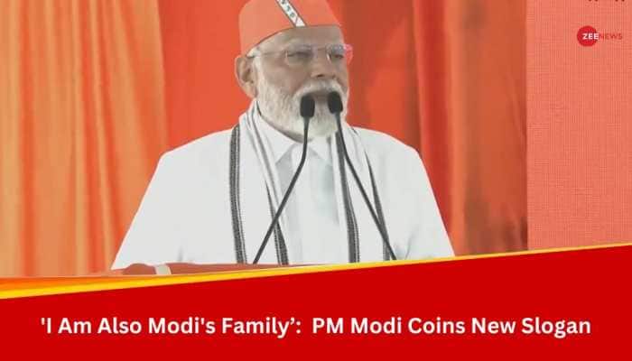 &#039;Main Bhi Hoon Modi Ka Parivar&#039;: PM Modi Coins New Slogan In Telangana