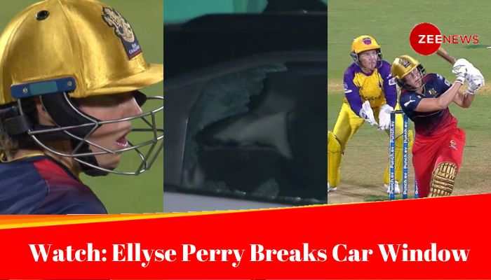 Ellyse Perry&#039;s Six Breaks Car Window In RCB vs UPW Clash At WPL 2024, Video Goes Viral - Watch