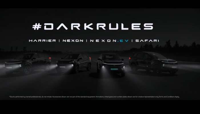 Tata Motors Unveils Dark Edition Of Nexon, Nexon EV, Harrier, Safari: Check Details