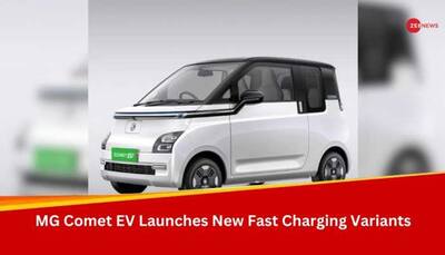 MG Comet EV Launches New Fast Charging Variants