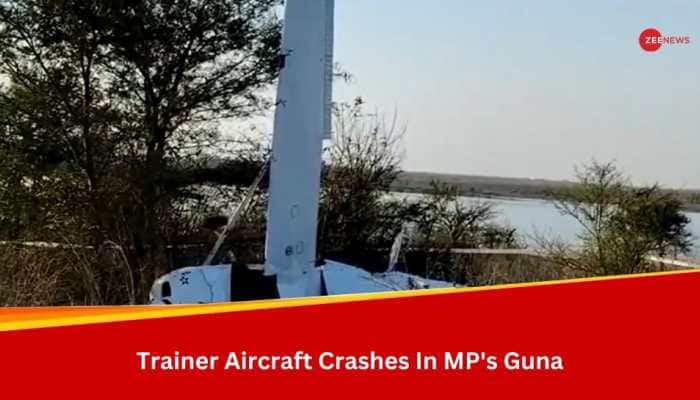 Trainer Aircraft Crashes In Madhya Pradesh&#039;s Guna, Woman Pilot Injured