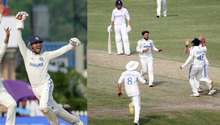 WATCH: Kuldeep Yadav Takes A Stunning Catch, Leaves Ravindra Jadeja & Rohit  Sharma Shocked | Cricket News | Zee News
