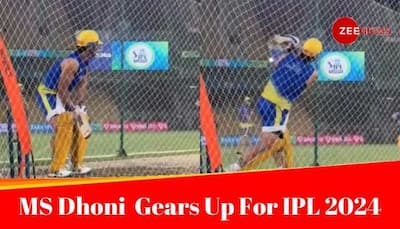 CSK Captain MS Dhoni's Video At Chepauk Stadium Goes Viral: Long Hair, Training Kit, And IPL 2024 Buzz