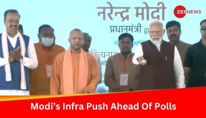PM Modi's Big Infra Push From Uttar Pradesh's Azamgarh Ahead Of Lok Sabha Polls: Unveils Projects Worth Rs 42,000 Cr; Slams Opposition