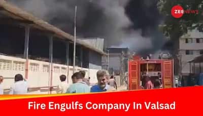 WATCH: Fire Broke Out In Gujarat’s Valsad, Emergency Response Underway 