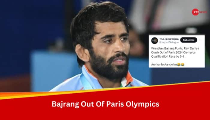 &#039;Aur Karo Andolan...&#039;: Bajrang Punia, Face Of Wrestlers&#039; Protest, Trolled After Eliminated From Paris Olympics 2024 Qualification Race