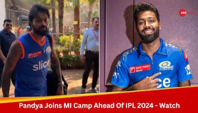 WATCH: Hardik Pandya Joins MI Camp Ahead Of IPL 2024, Hugs Coach Boucher
