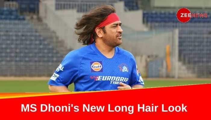 MS Dhoni&#039;s New Long Hair Look With Bandana Goes Viral Ahead Of IPL 2024