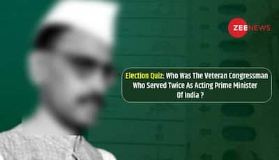 Election Quiz: Who Was The Veteran Congressman Who Served Twice As Acting Prime Minister Of India?