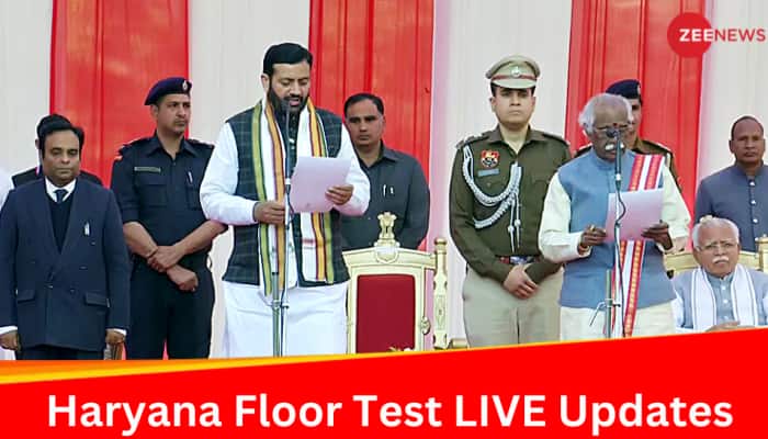 Haryana Floor Test LIVE Updates: CM Nayab Singh Saini&#039;s Government Wins Trust Vote
