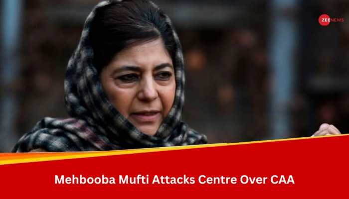 BJP-Led Centre Trying To Create A Hindu-Muslim Divide With CAA:  Mehbooba Mufti 