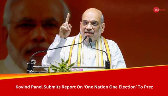 &#039;Historic Day&#039;: Amit Shah After Ram Nath Kovind Panel Submits Report On &#039;One Nation One Election&#039; To President