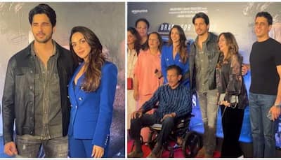 WATCH: Sidharth Malhotra Poses With Kiara Advani, Father In Wheelchair - Check Video