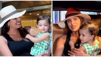 Priyanka Chopra Arrives In Style With Beautiful Daughter Malti At Airport - WATCH