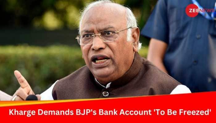 Kharge Demands BJP&#039;s Bank Account &#039;To Be Freezed&#039; Amid Electoral Bonds Data Row