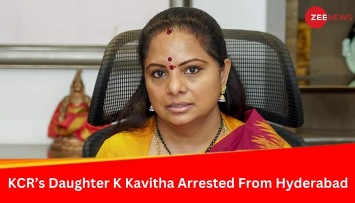 ED Arrests KCR&#039;s Daughter K Kavitha From Hyderabad Residence In Delhi Liquor Case