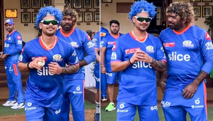 IPL 2024: Ishan Kishan Copies Lasith Malinga's Bowling Action - WATCH
