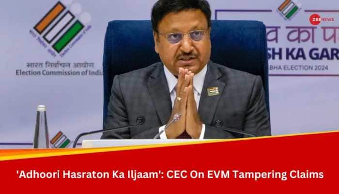 'Adhoori Hasraton Ka Iljaam…': CEC Rajiv Kumar’s Poetic Response To EVM Tampering Claims