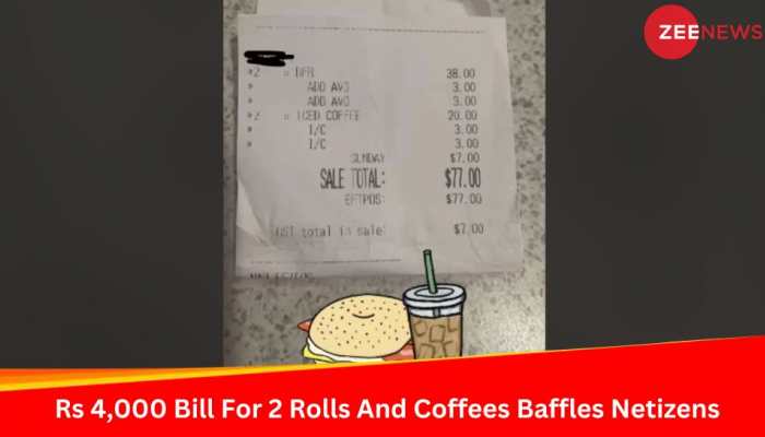 Rs 4,000 Bill For 2 Rolls And Coffees Baffles Netizens; Check How People Reacted To Viral Receipt