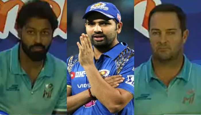 Why Rohit Sharma Was Removed As Captain Of Mumbai Indians? Hardik Pandya, Mark Boucher&#039;s Reaction To Question Goes Viral - Watch 