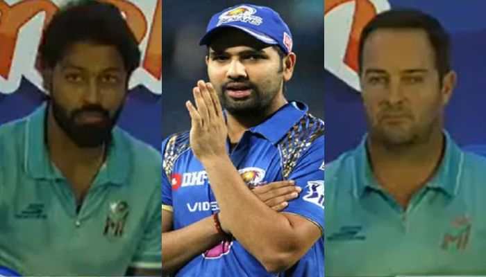 Why Rohit Sharma Was Removed As Captain Of Mumbai Indians? Hardik Pandya, Mark Boucher's Reaction To Question Goes Viral - Watch Why Rohit Sharma Was Removed As Captain Of Mumbai Indians? Hardik Pandya, Mark Boucher's Reaction To Question Goes Viral - Watch
