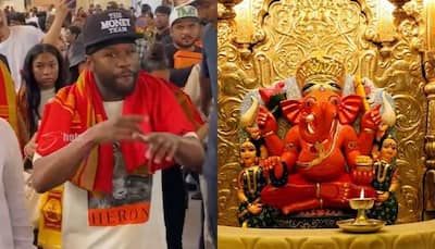 Floyd Mayweather Seeks Blessings At Siddhivinayak Temple During India Visit