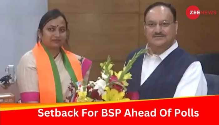 In Setback For Mayawati&#039;s BSP, MP Sangeeta Azad Joins BJP