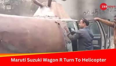 Maruti Suzuki Wagon R Transformed Into Helicopter But UP Police Had Last Say
