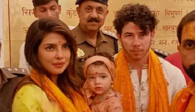 Priyanka Chopra, Nick Jonas, Malti Marie Look Adorable In Ethnic Wear As They Seek Blessings In Ayodhya 
