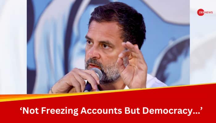 &#039;No democracy In India Today...&#039;: Rahul Gandhi Slams BJP On Freezing Of Congress&#039; Accounts