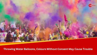 Holi 2024 News: Throwing Water Balloons, Colours At Passing Cars May Land You In Big Trouble 