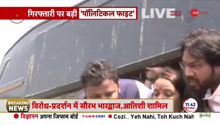 Police detains protesting AAP Leaders 