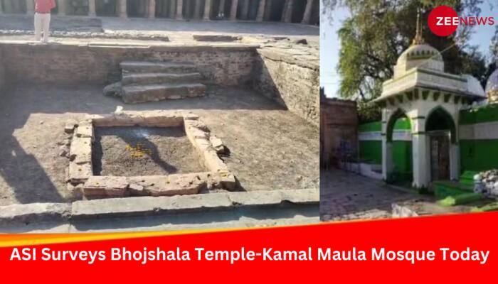 ASI' Survey Of Dhar Bhojshala Premises Underway Amidst Heightened Security