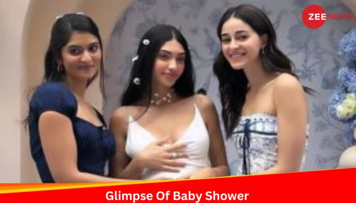  Ananya Panday Attends Cousin Alanna Panday&#039;s Grand Baby Shower